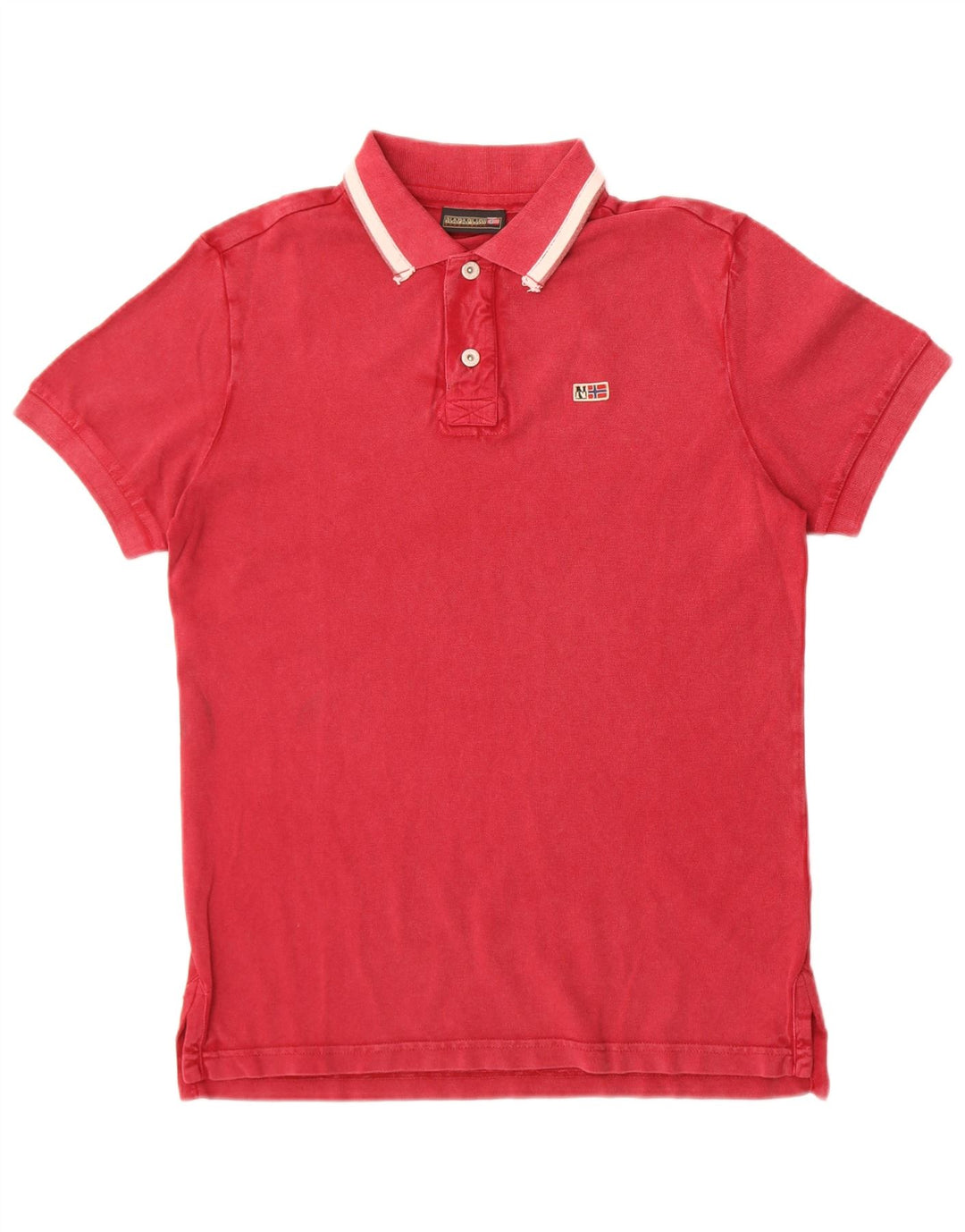 Napapijri Herren Geographic Poloshirt, Größe S, Kastanienbraun