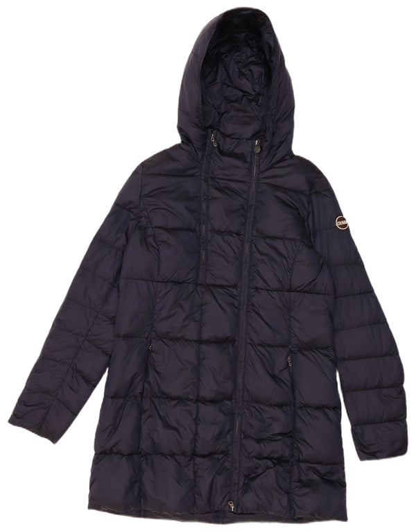 Colmar Damen-Daunenmantel mit Kapuze IT 48 XL Marineblau