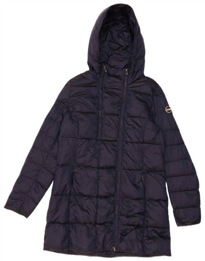 Colmar Damen-Daunenmantel mit Kapuze IT 48 XL Marineblau