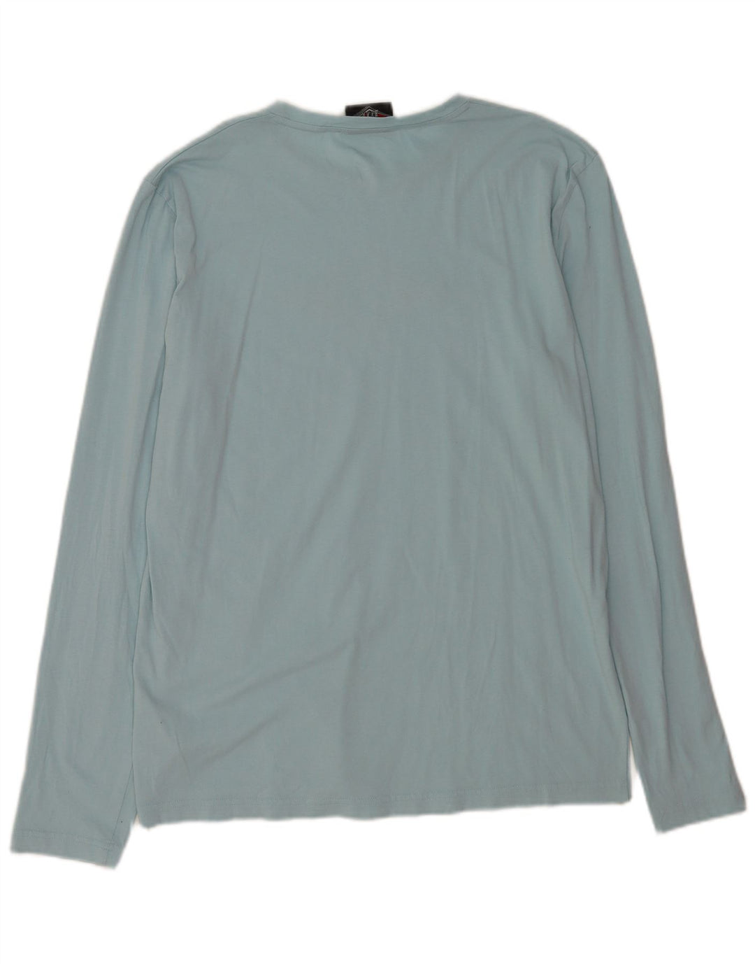 Bear Herren-Oberteil mit Grafik, langärmelig, groß, aus blauer Baumwolle