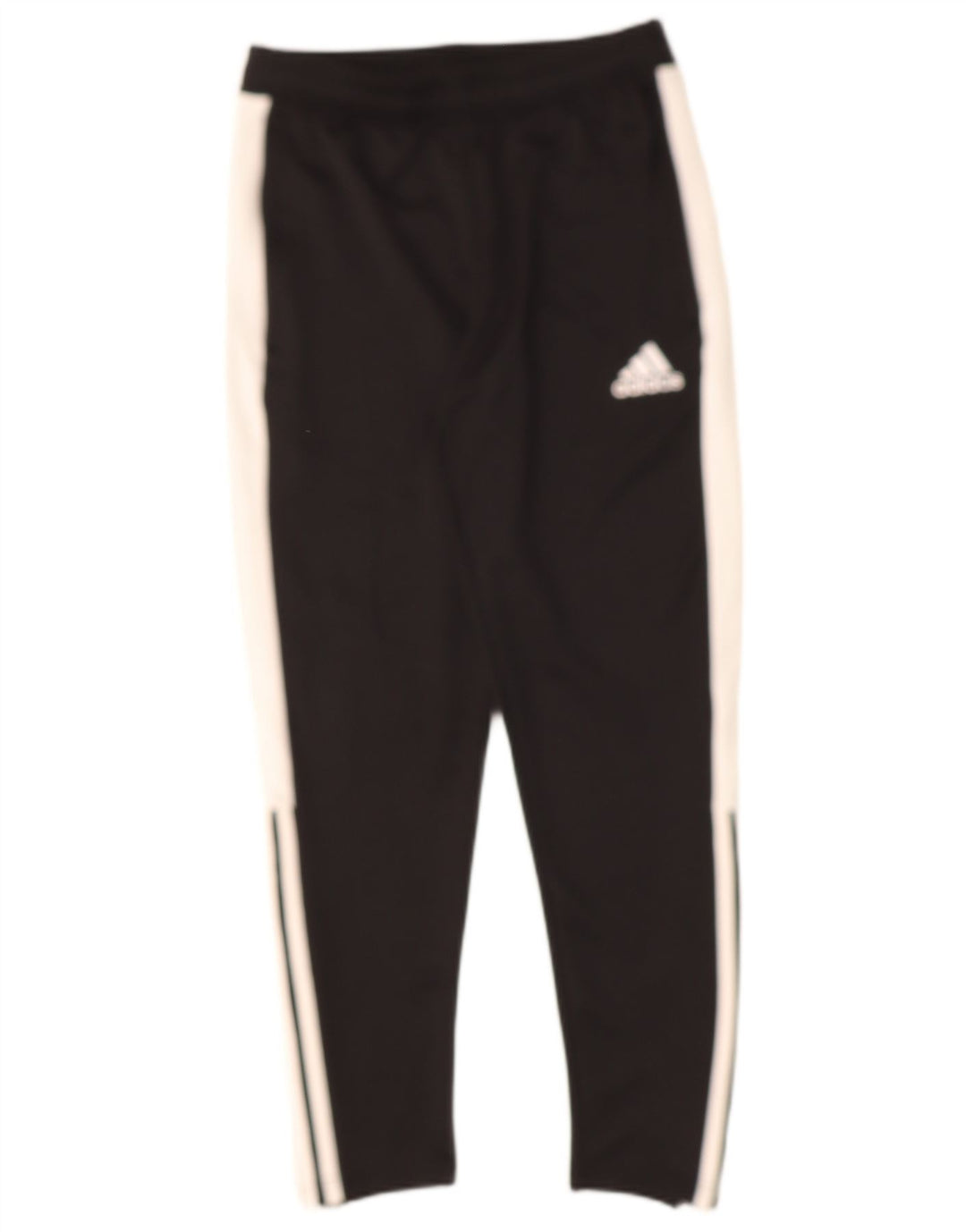 ADIDAS Mens Tracksuit Trousers Joggers Small  Black Colourblock Polyester