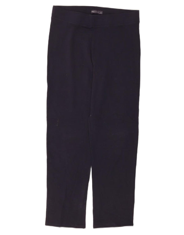 Marks & Spencer Damen-Trainingshose, UK 14, Größe L, W34, L30, Marineblau