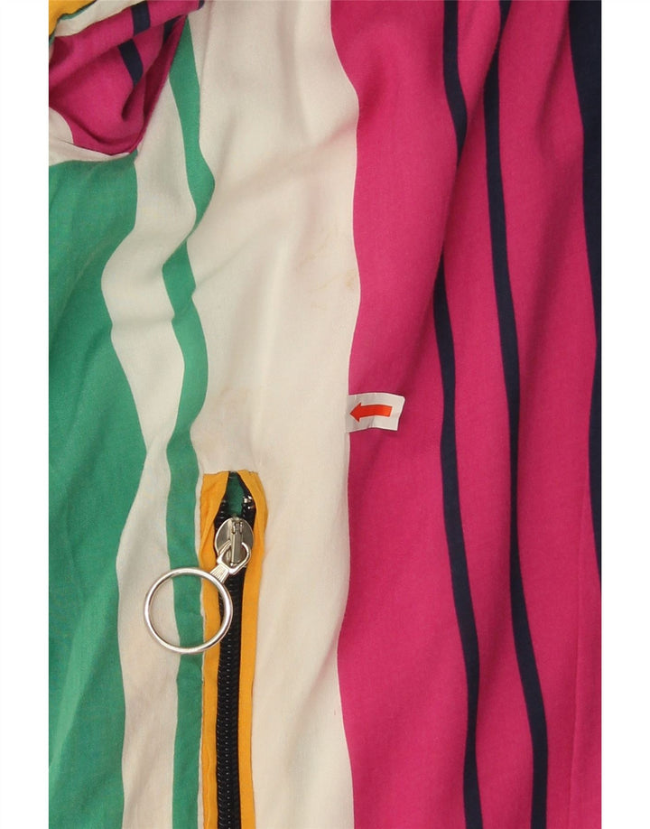 Zara Herren Bomberjacke UK 42 XL Mehrfarbig gestreift