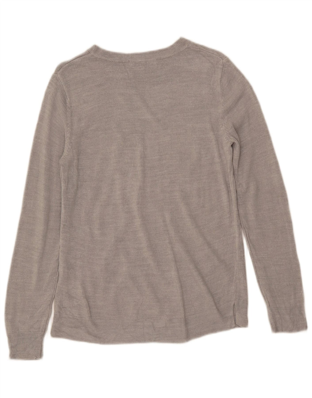 Marks & Spencer Damen-Pullover mit U-Boot-Ausschnitt, UK 12, Mittelgrau, Acryl