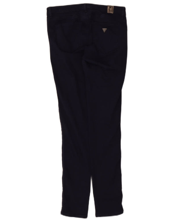 Guess Damen Curvy X Skinny Jeans W28 L29 Marineblaue Baumwolle