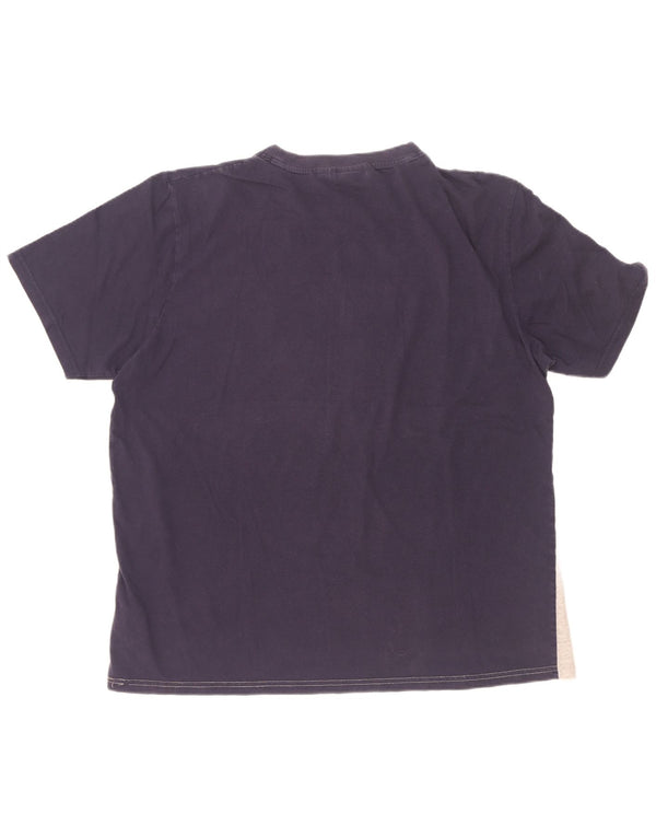 Fila Herren-T-Shirt mit Grafik, XL, mehrfarbig, Colourblock-Baumwolle