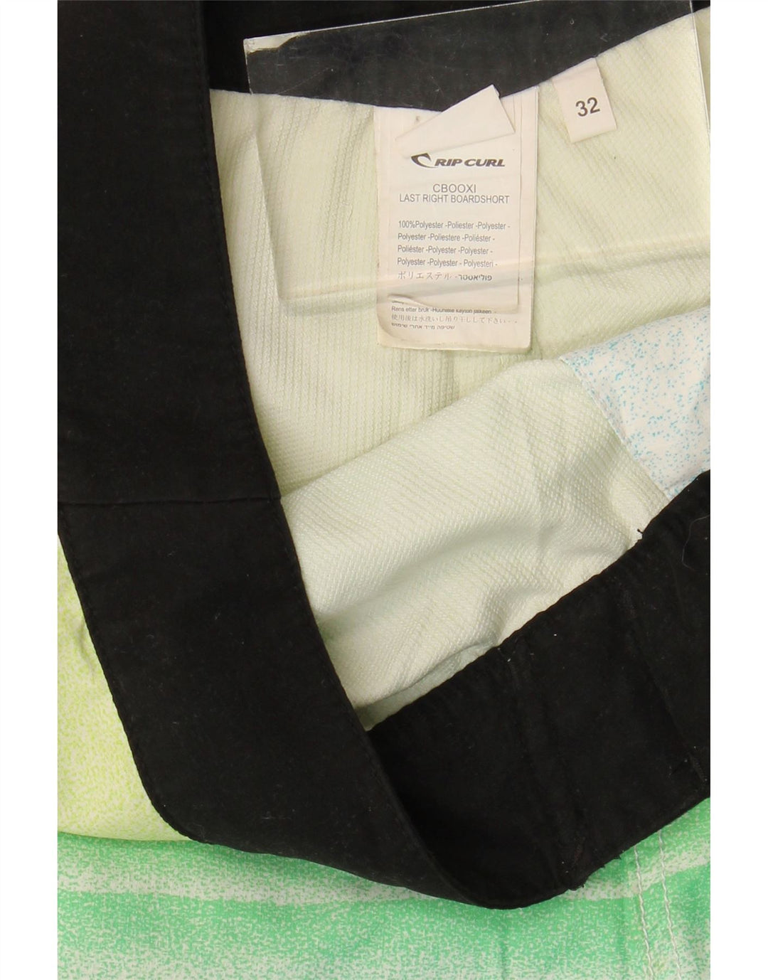 Rip Curl Herren-Badeshorts, mittelgroß, mehrfarbig, gestreift, Polyester
