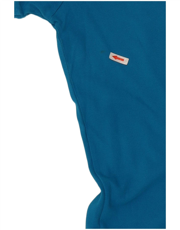 Superdry Herren-Poloshirt aus mittelblauer Baumwolle