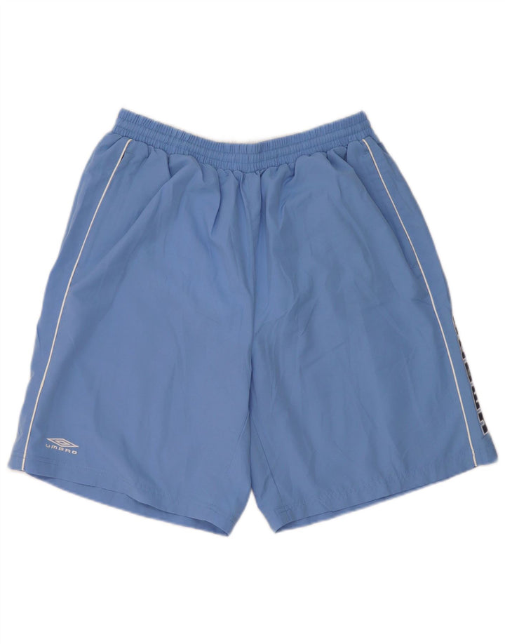 Umbro Herren Graphic Sport Shorts XL Blau Polyester
