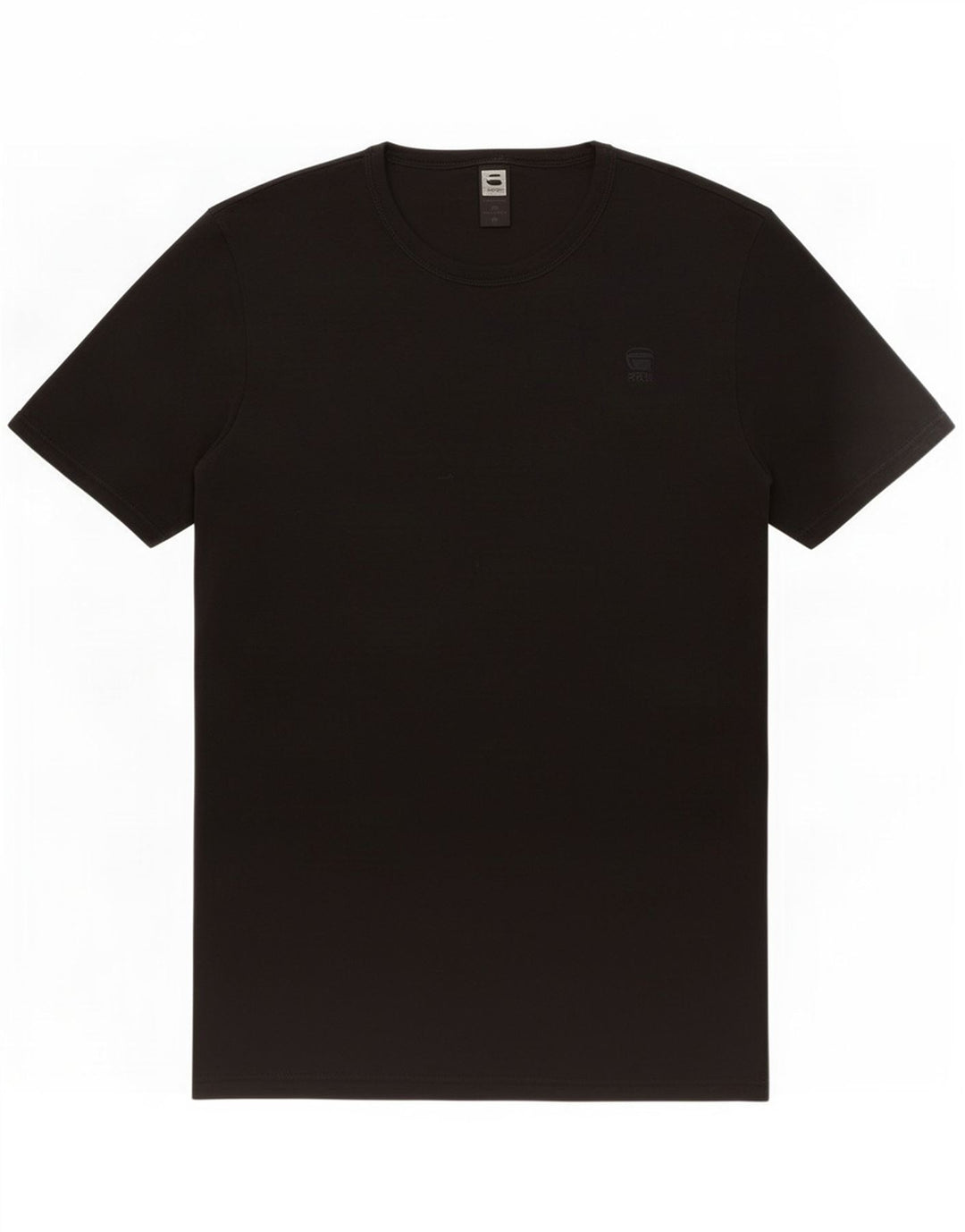 G-Star Herren T-Shirt Top Mittelschwarze Baumwolle