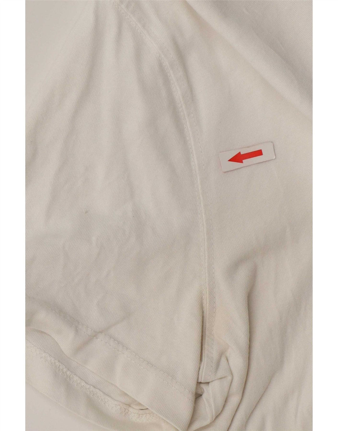 Hugo Boss Herren T-Shirt Top aus mittelweißer Baumwolle