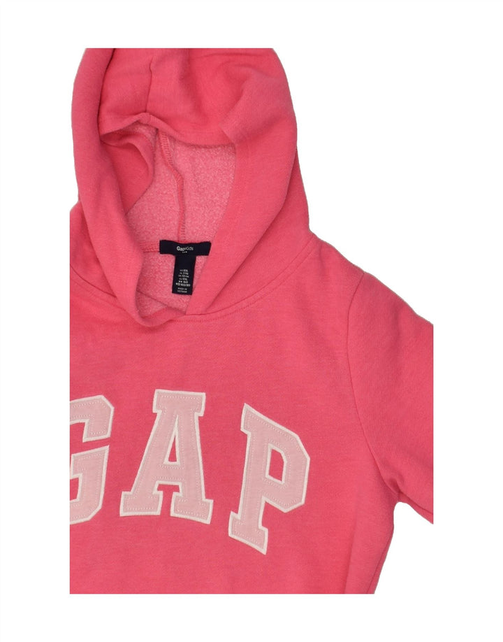 GAP Girls Tall Graphic Hoodie Jumper 12-13 Years  Pink Cotton | Vintage Gap | Thrift | Second-Hand Gap | Used Clothing | Messina Hembry 