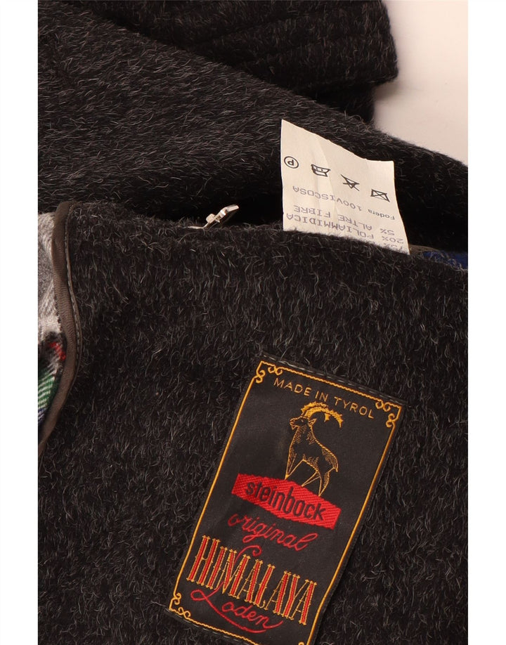 Himalaya Zweireihiger Herrenmantel IT 50 Große graue Wolle