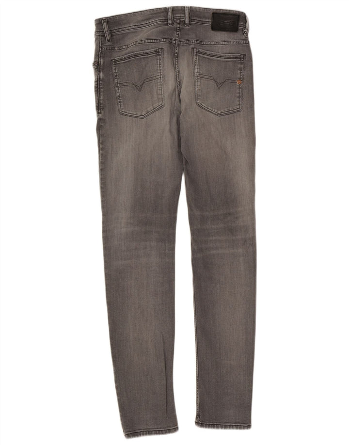 Diesel Herren Sleenker Slim Jeans W32 L32 Graue Baumwolle