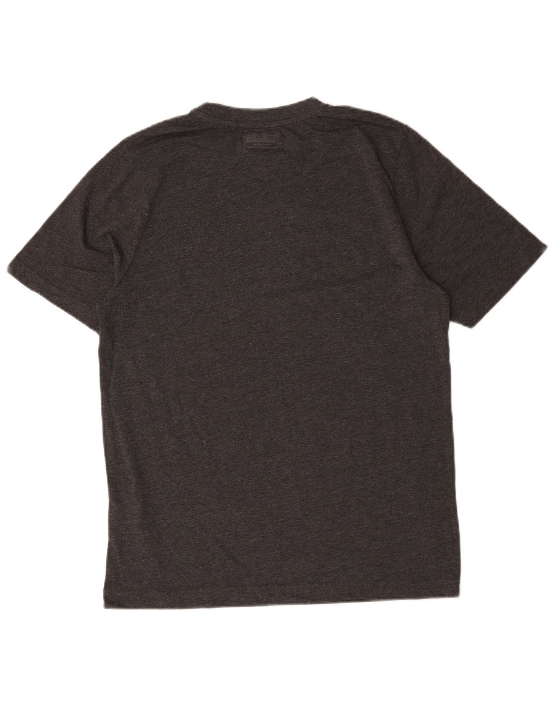Kappa Herren Grafik-T-Shirt-Oberteil aus mittelgrauer Baumwolle