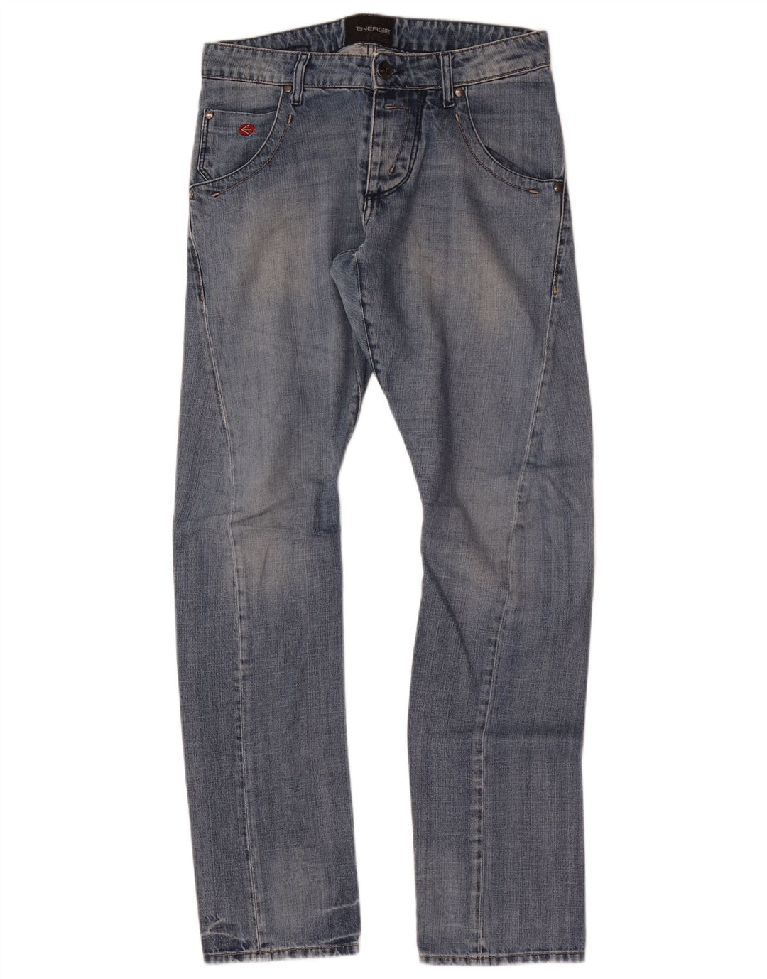Energie Herren Straight Jeans W32 L34 Blaue Baumwolle