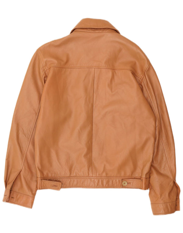 Chevignon Herren Lederjacke UK 38 Mittelbraun