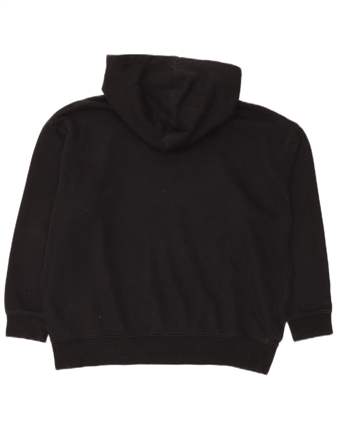 NIKE Herren-Kapuzenpullover mit lockerer Passform, mittelschwarze Baumwolle