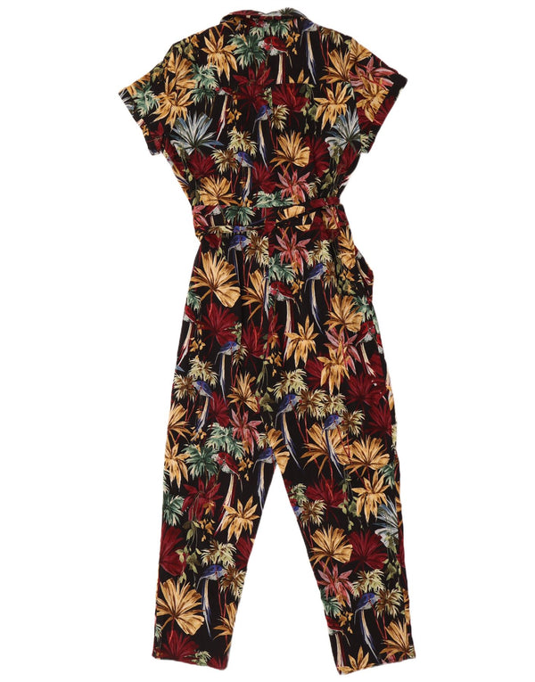 Zara Damen-Overall, Größe M, mehrfarbig, hawaiianisches Blumenmuster, Größe 44