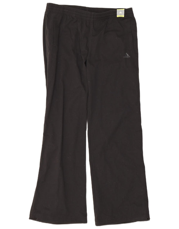 Adidas Damen Climalite Regular Bootcut Hose UK 16 Large W34 L31 Schwarz