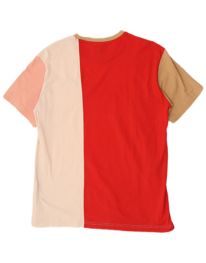 Champion Herren-T-Shirt, mittelgroß, mehrfarbig, Colourblock-Baumwolle
