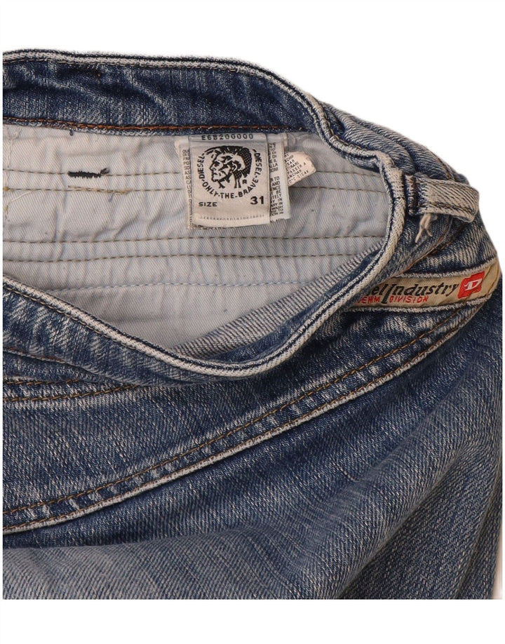 Diesel Bootcut-Jeans für Damen, W31, L33, blaue Baumwolle