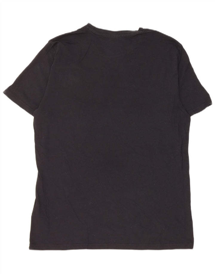 Diadora Herren T-Shirt Top Large Schwarz Baumwolle