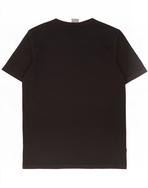 Puma Herren Grafik T-Shirt Top Mittelschwarz Baumwolle