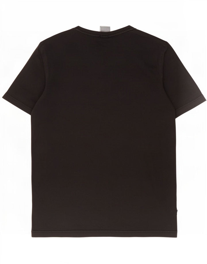 Puma Herren Grafik T-Shirt Top Mittelschwarz Baumwolle