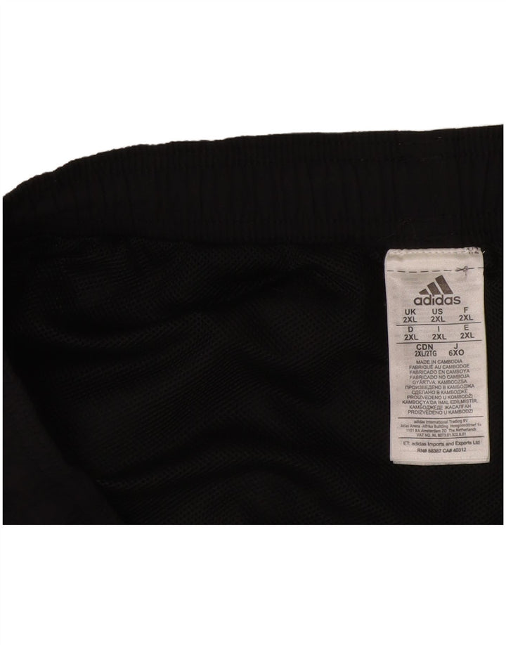 Adidas Herren Sport Shorts 2XL Schwarz Nylon