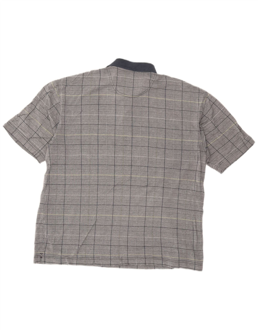 Dockers Herren Rugby-Poloshirt, groß, blau kariert, Baumwolle