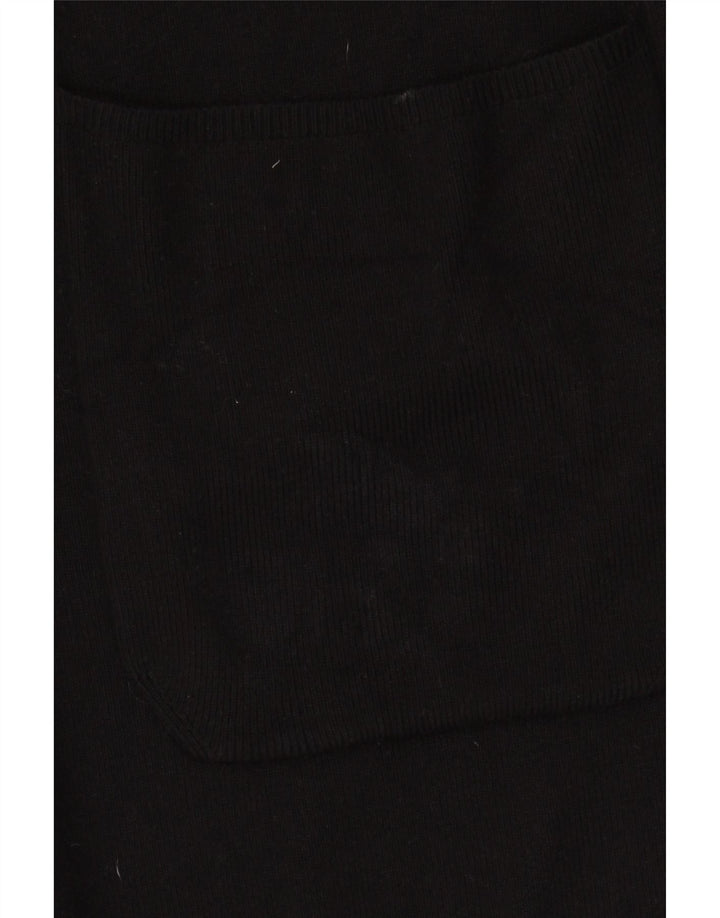 Marks & Spencer Damen Longline-Strickjacke in Übergröße UK 18 XL Schwarz