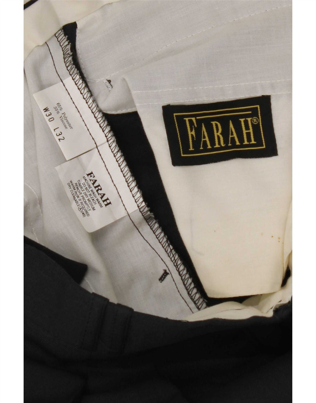Farah Herren-Anzughose mit Pegged-Anzug, W30, L28, marineblaues Polyester