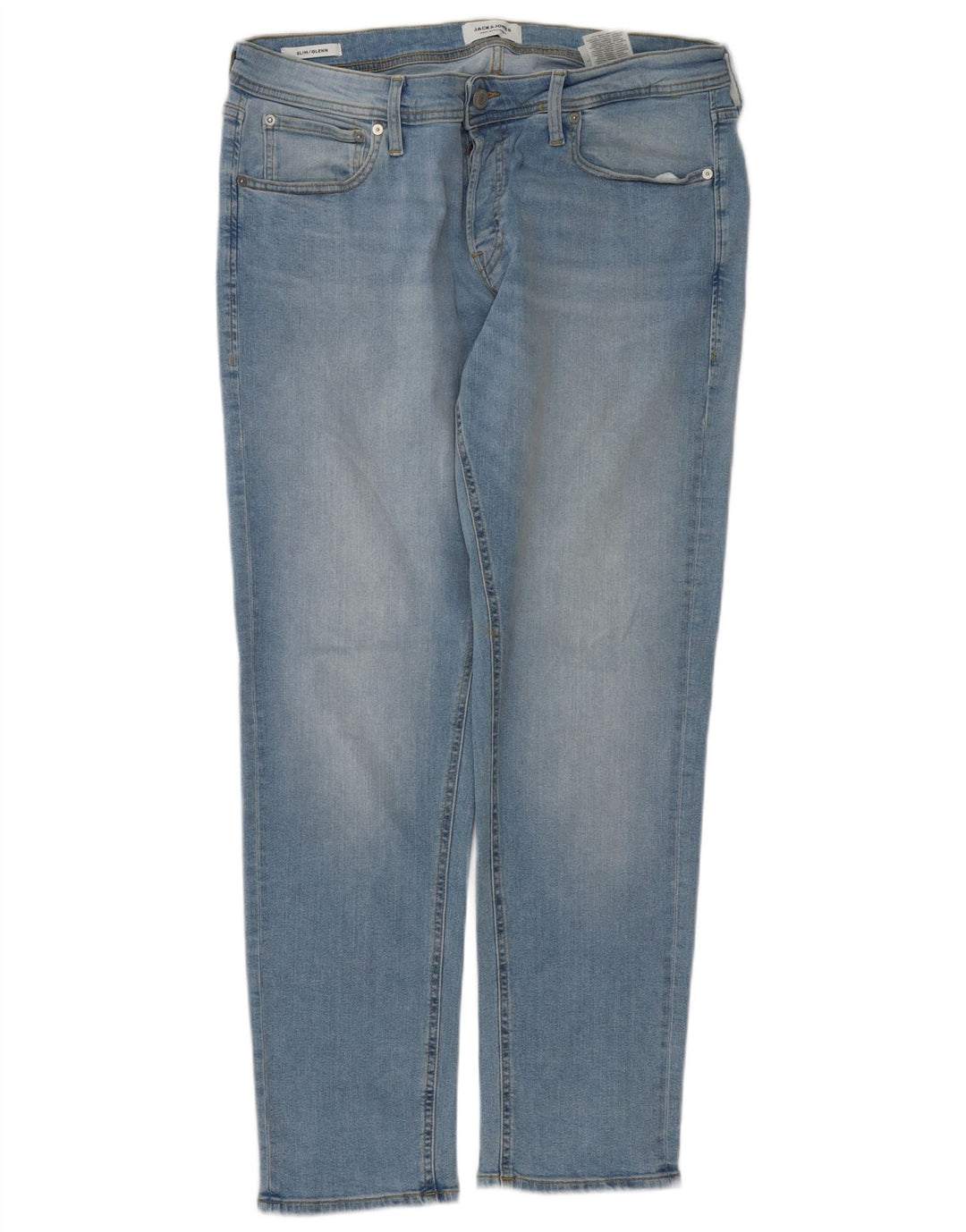 Jack & Jones Herren GLENN Slim Jeans W36 L32 Blaue Baumwolle