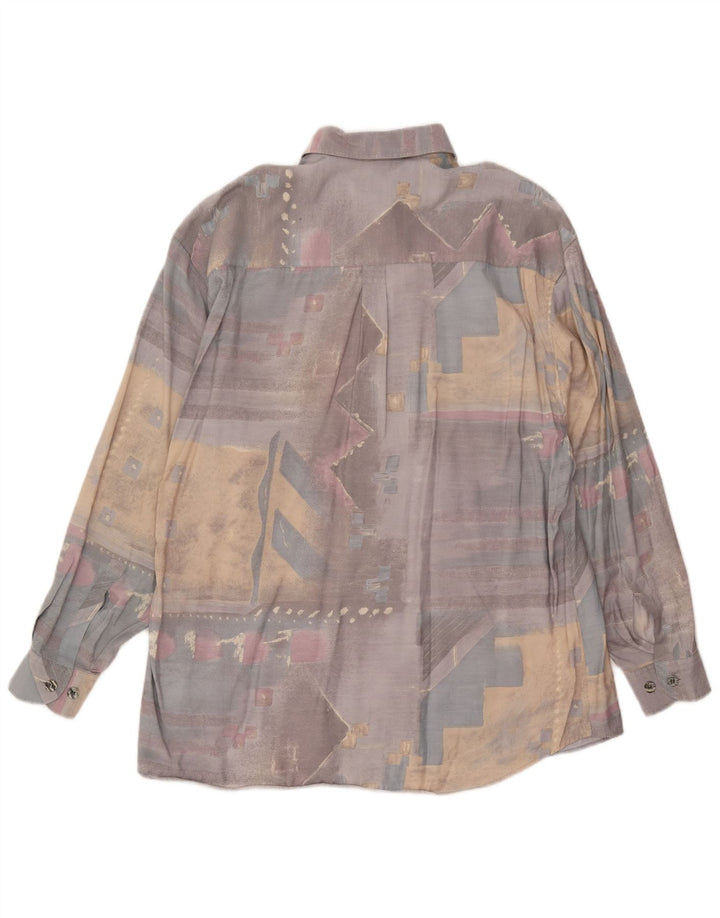 Club D'Amingo Herrenhemd, Größe 41/42, groß, mehrfarbig, Patchwork