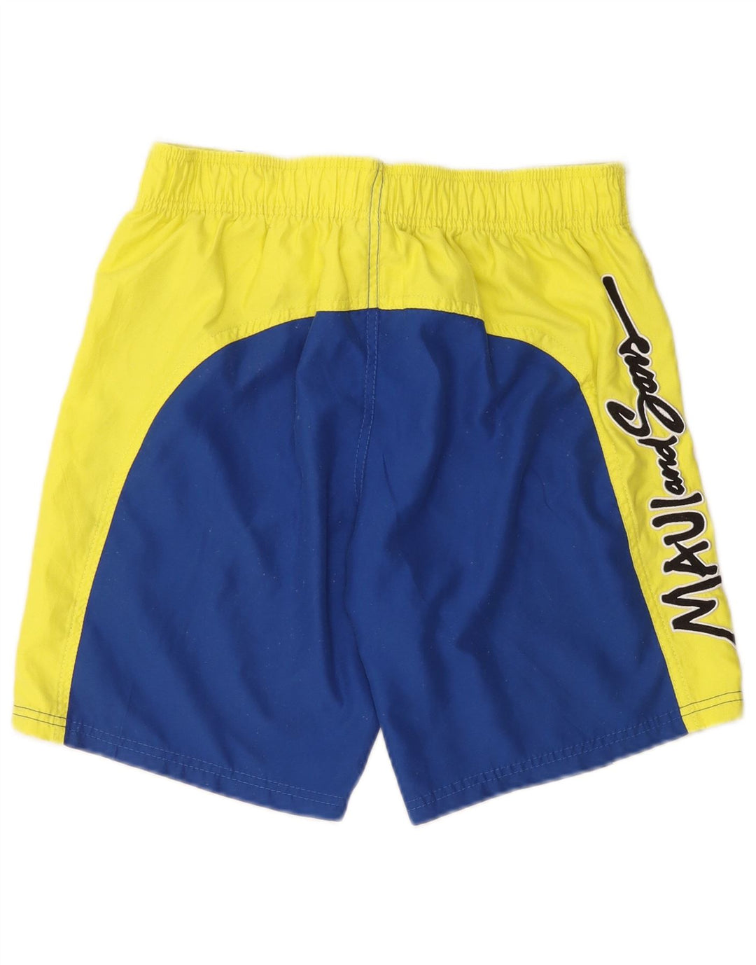 MAUI AND SONS Herren-Badeshorts mit Grafik, Mittelblau, Farbblock