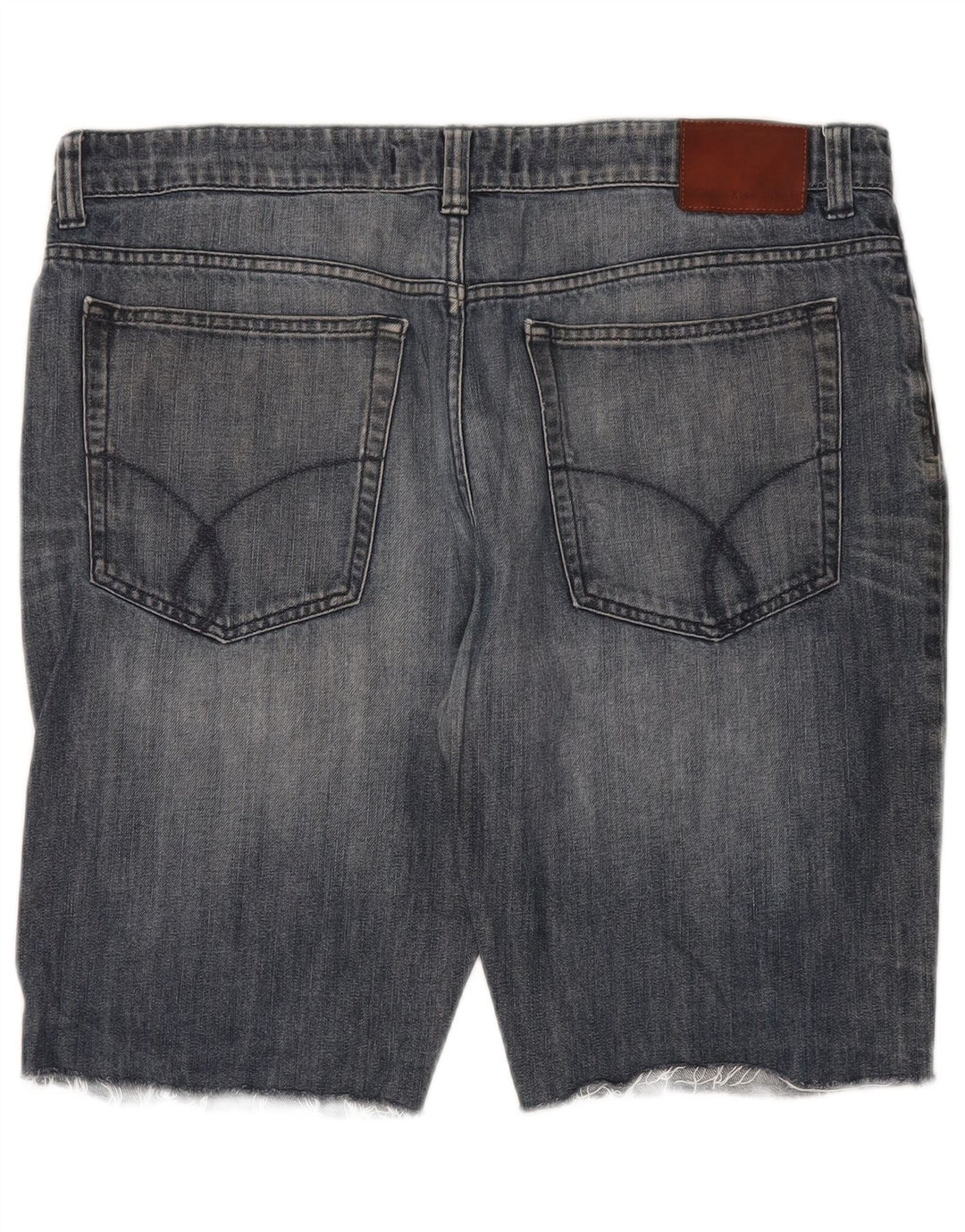 Calvin Klein Herren Denim Shorts W36 Große blaue Baumwolle
