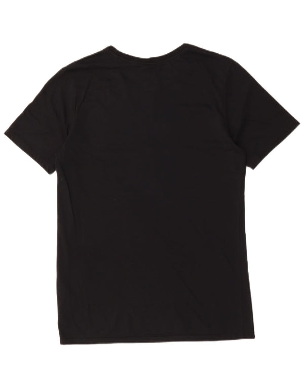 Jordan Herren Dri Fit Graphic T-Shirt Top Small Schwarz Baumwolle