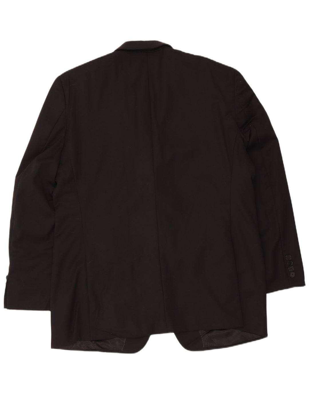 Dkny Herren-Blazer mit 2 Knöpfen, UK 44, 2XL, schwarze Wolle