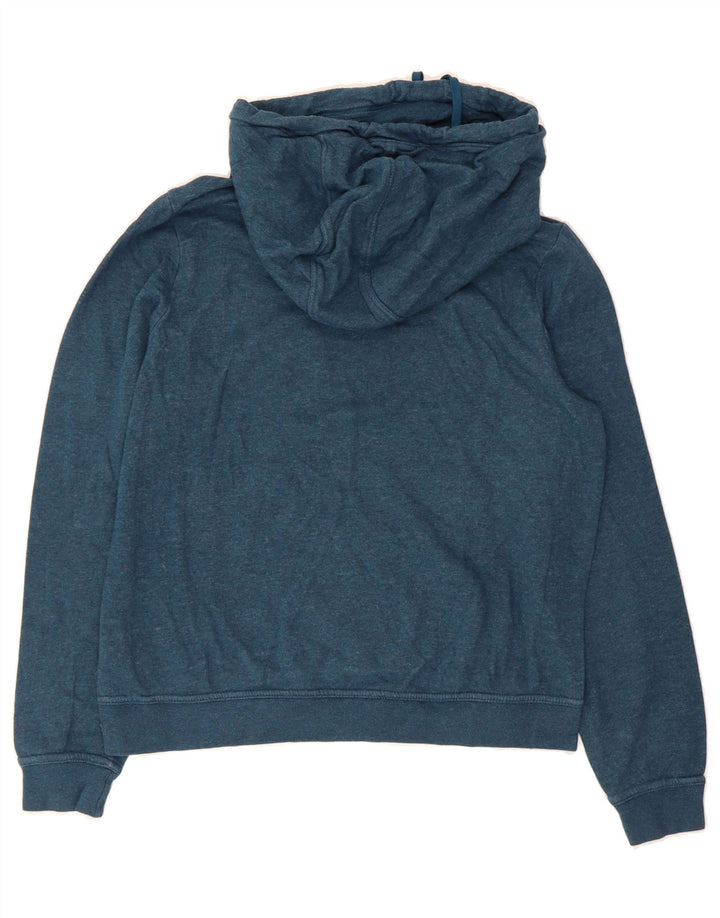 NIKE Womens Hoodie Jumper UK 14 Medium Blue Cotton Vintage Nike and Second-Hand Nike from Messina Hembry 