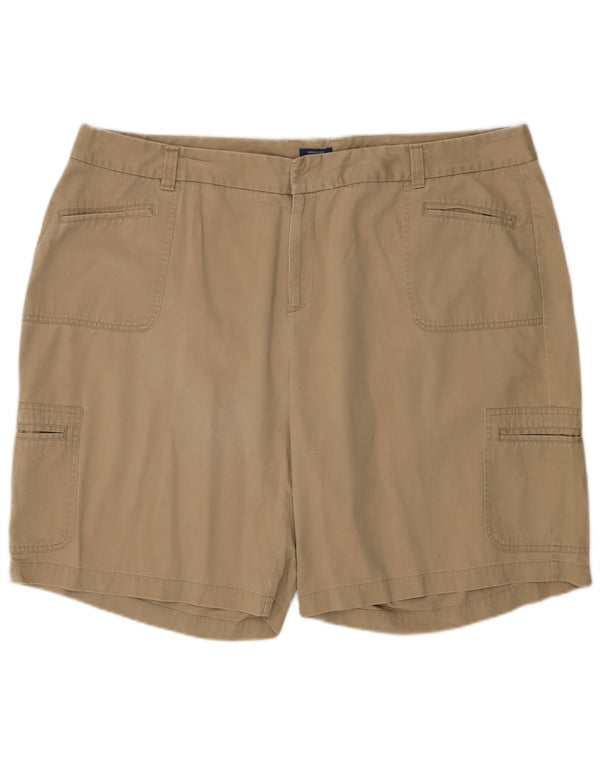 DOCKERS Damen Cargoshorts US 24 4XL W48 Beige Baumwolle
