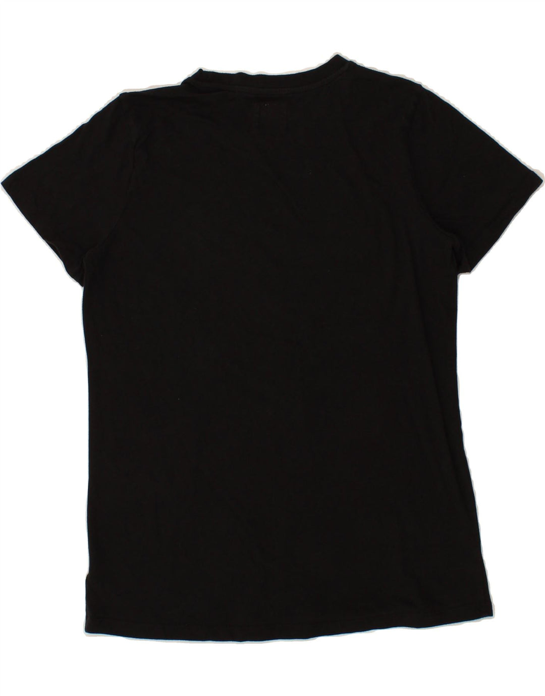 CHAMPION Womens Graphic T-Shirt Top UK 14 Medium Black Cotton Vintage Champion and Second-Hand Champion from Messina Hembry 