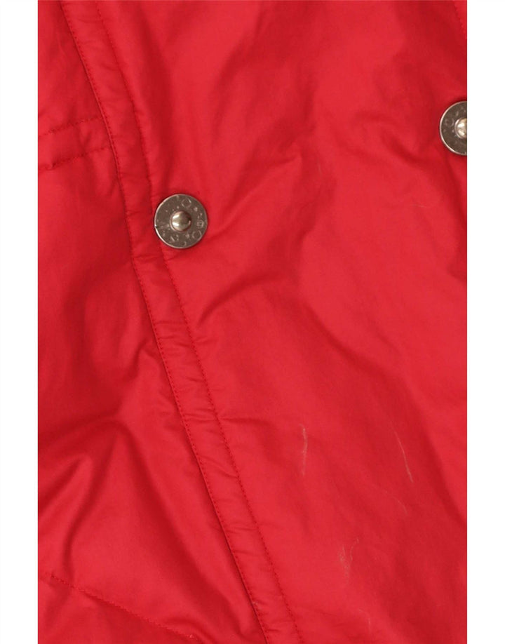 HEAD Damen Übergroßer, wendbarer, wattierter Mantel IT 48 XL, rote Baumwolle
