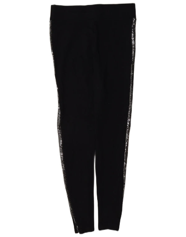 Marks & Spencer Womens Leggings UK 10 Small Black Viscose