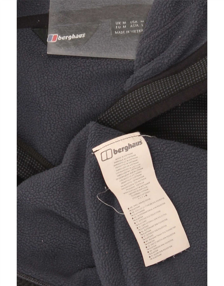 Berghaus Herren-Windbreakerjacke mit Kapuze, UK 38, mittelmarineblau, Polyester