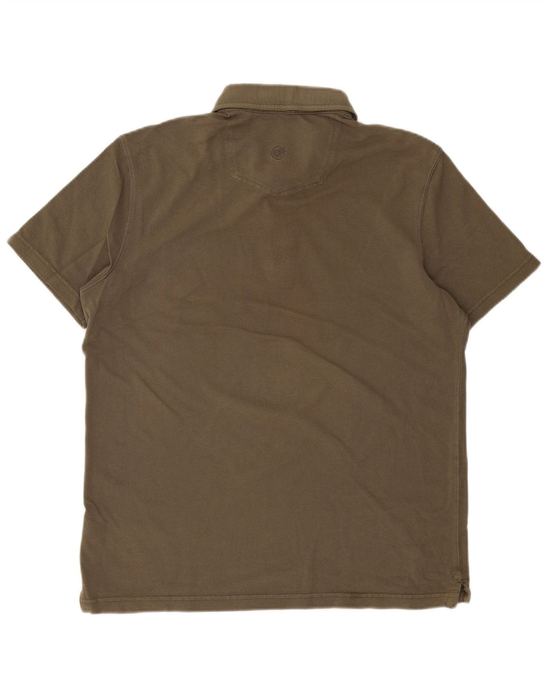 FAT FACE Herren-Poloshirt, groß, Khaki, Baumwolle