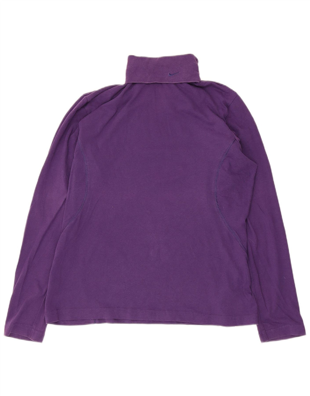 Nike Damen-Top mit Rollkragen, langärmelig, Größe L, Lila