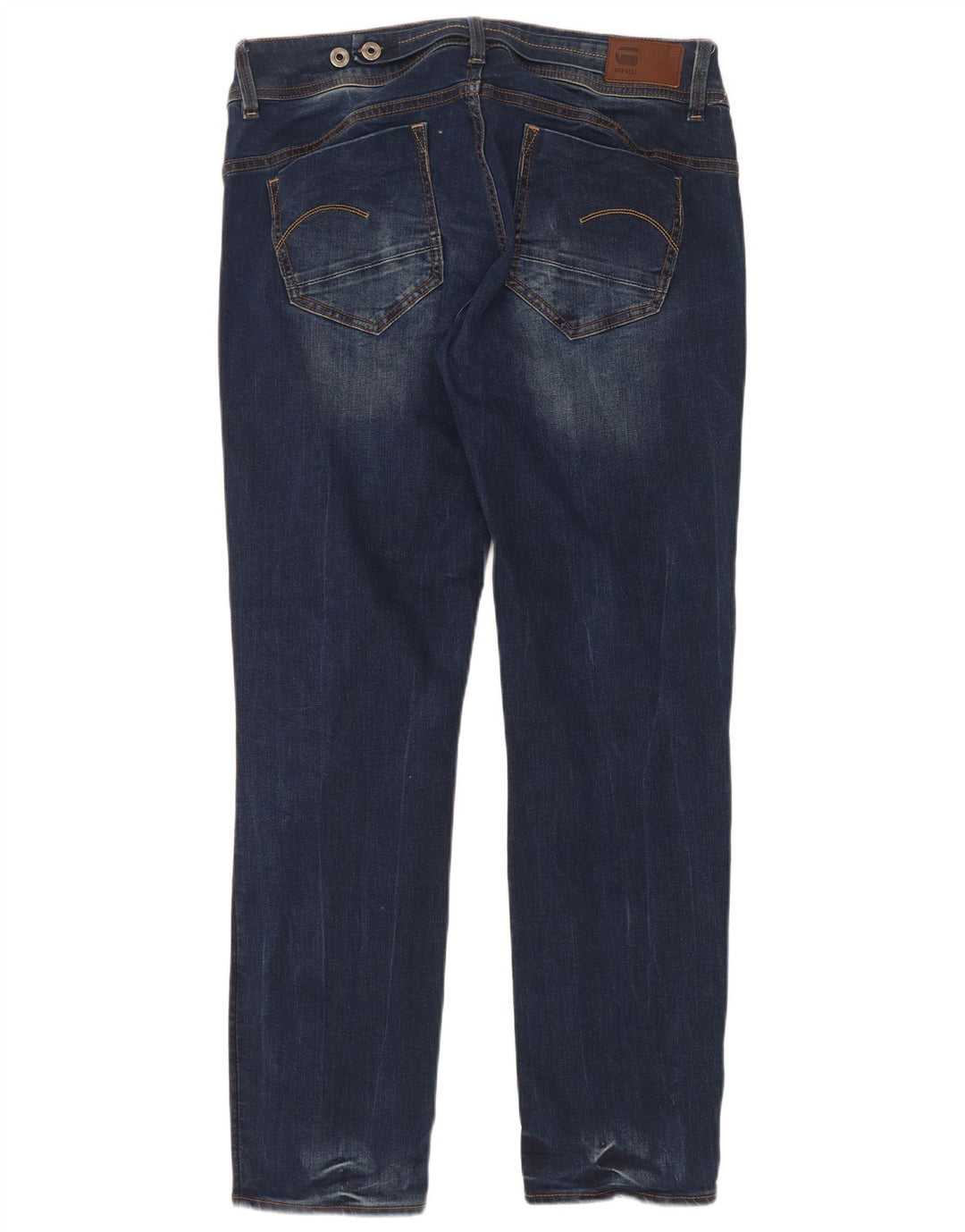 G-Star Damen Midge Slim Jeans W33 L30 Marineblau Baumwolle