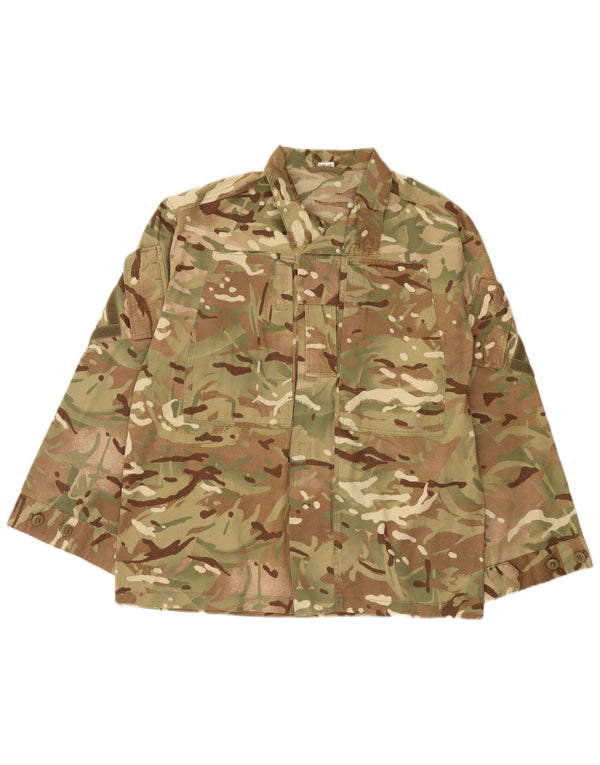 Vintage Herren Militärjacke UK 40 Large Khaki Camouflage Polyester