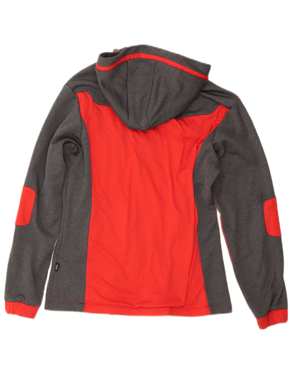 Fila Windjacke mit Kapuze für Mädchen, 11–12 Jahre, Grau, Farbblock-Sport